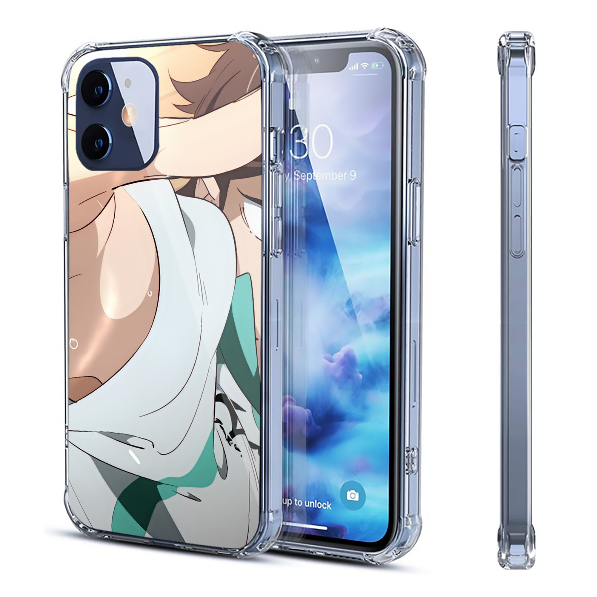 （画像用） ハイキュー!! Haikyu!! 【iPhone 12シリーズ対応】透明スマホケース（クリアソフトケース）